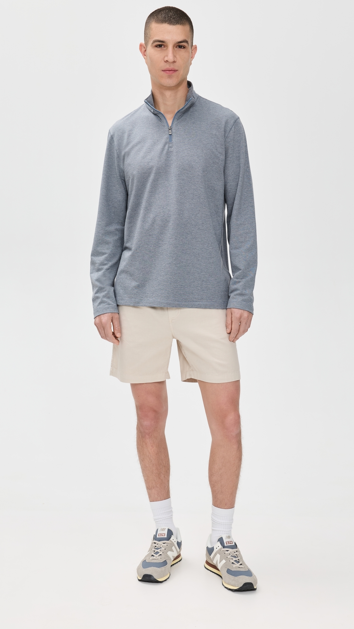 Faherty Essential Drawstring Shorts Stone