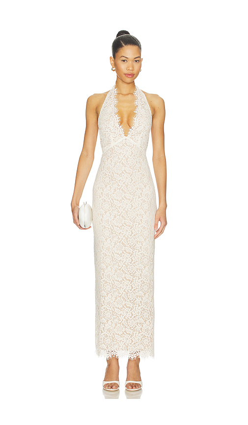 Lovers and Friends Hilly Midi Dress in Ivory. XS. Also in