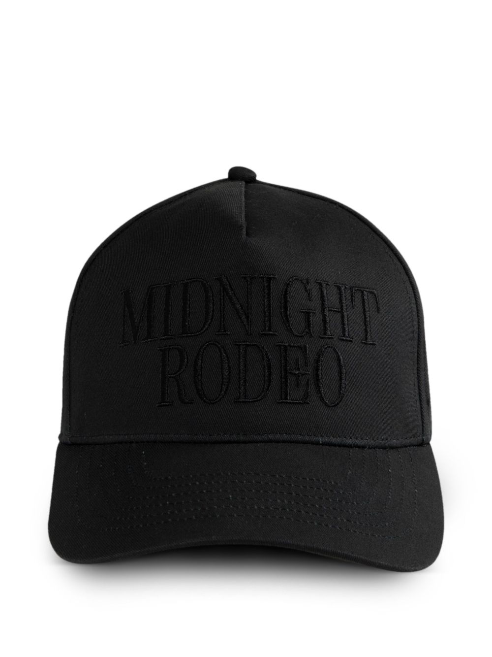 MIDNIGHT RODEO logo-embroidered cap - Black