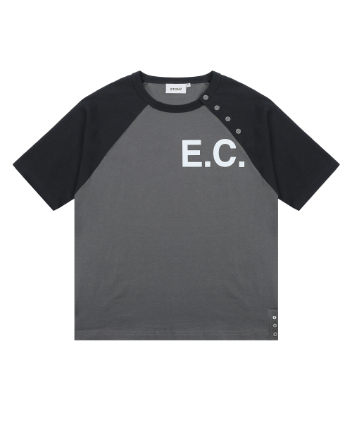 XTT160 E. C Henley Neck Raglan T-Shirt