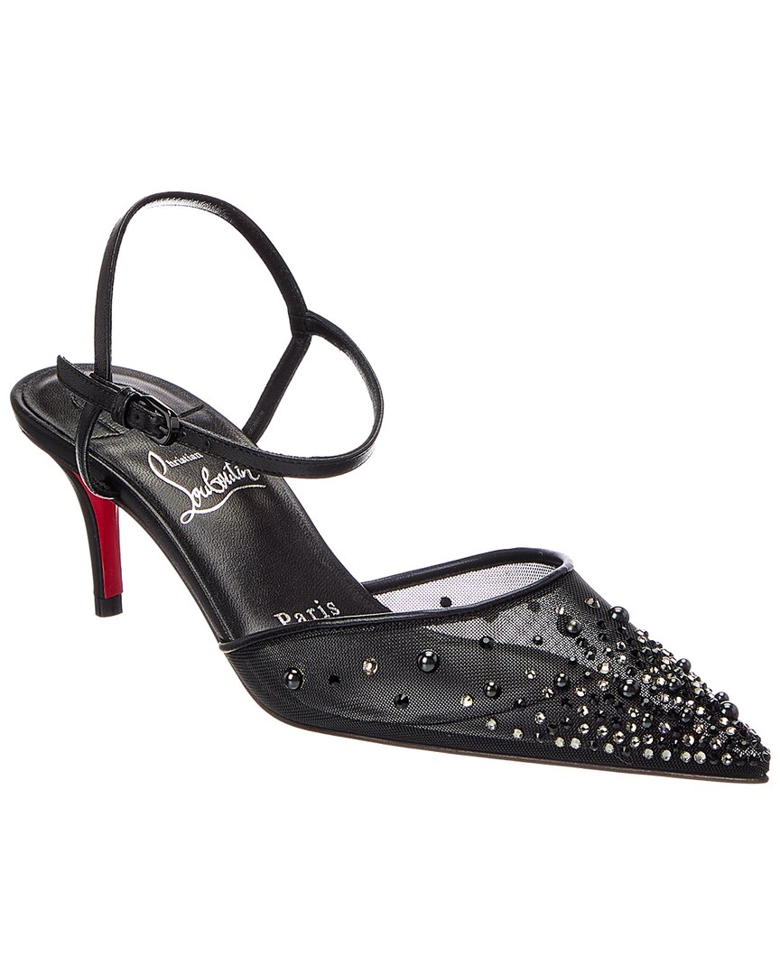 Logo Leather Pump