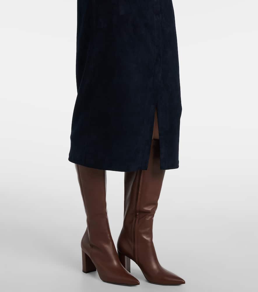 Becky suede shirtdress