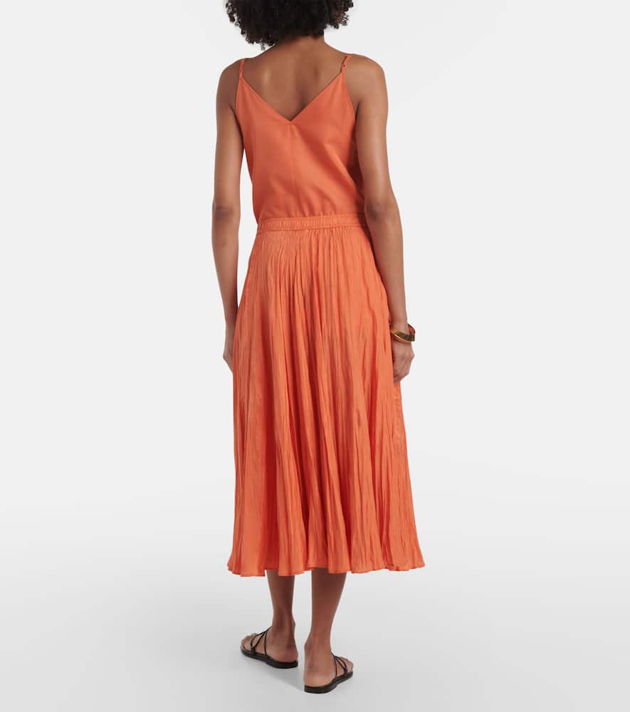 Sully silk midi skirt