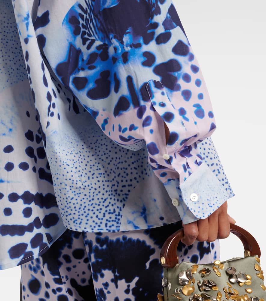 Printed cotton shirt