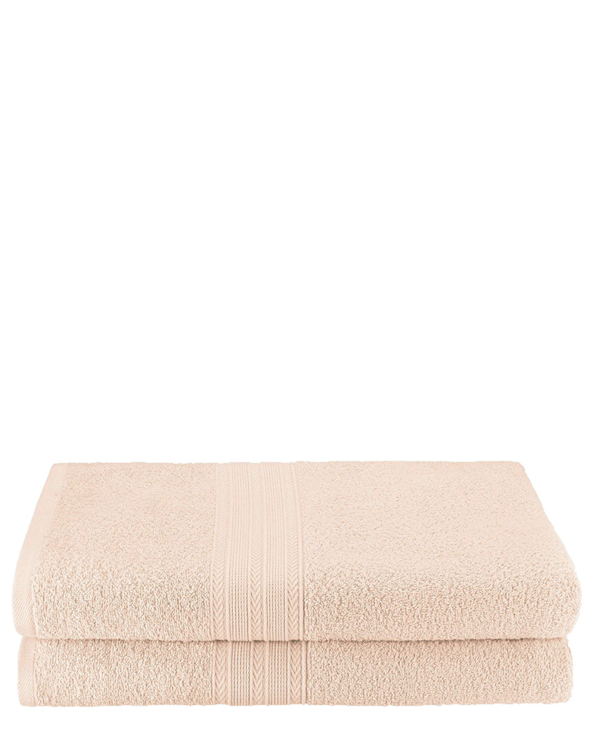 2Pc Cotton Bath Sheet Set