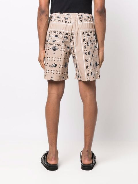 Paisley print shorts