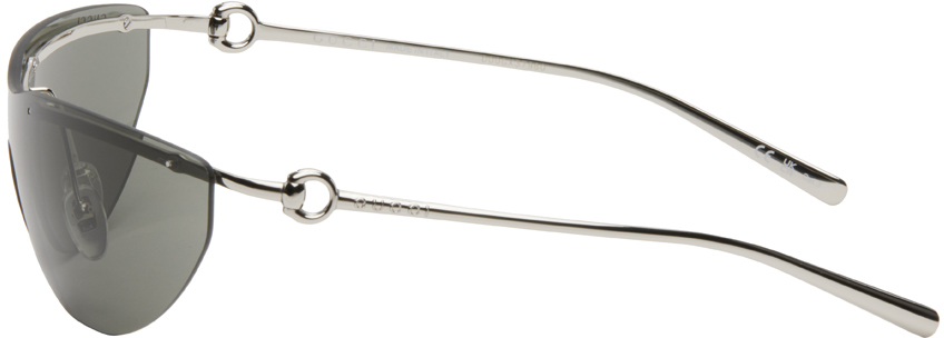Gucci Silver Rimless Sunglasses