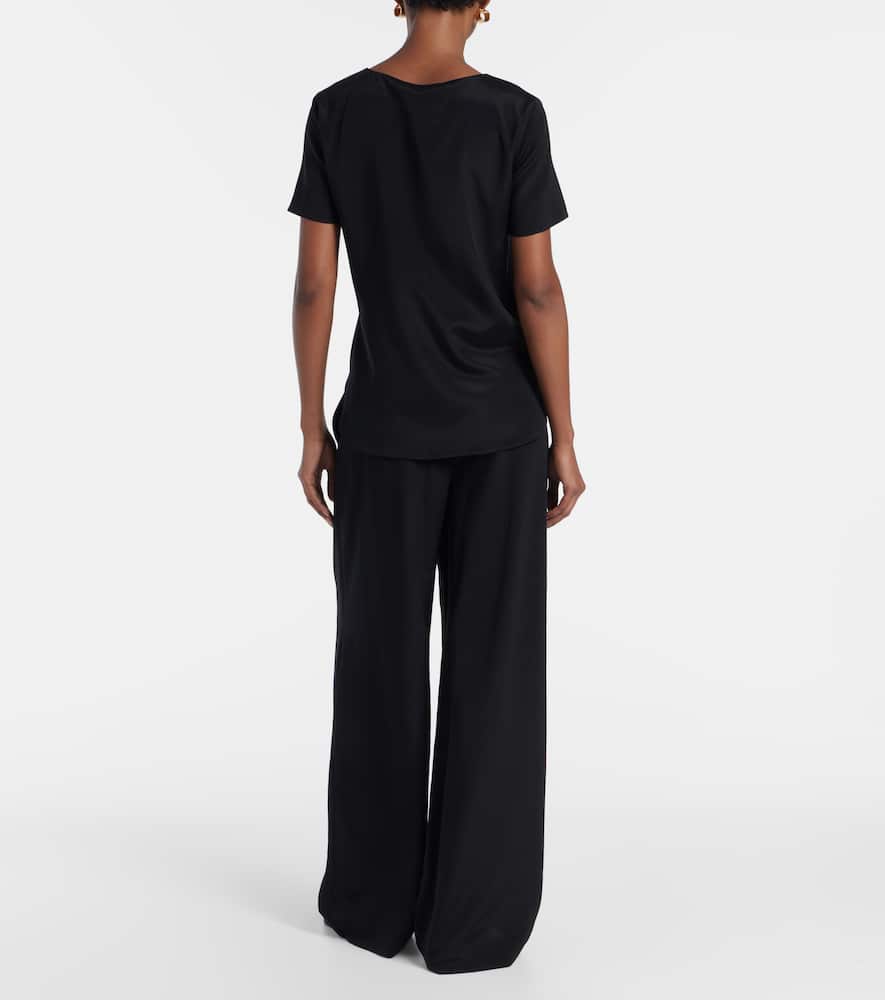 Aris silk-blend top