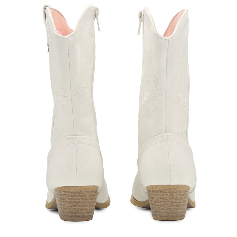 Kids' Howdy Western Boot Little/Big Kid Boots (White)