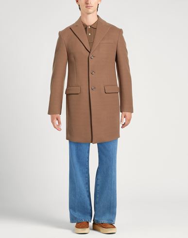 Man Coat Camel Size 38 Polyester