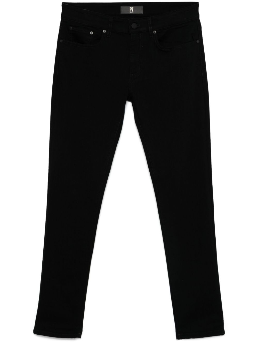 Logo-patch jeans - Black