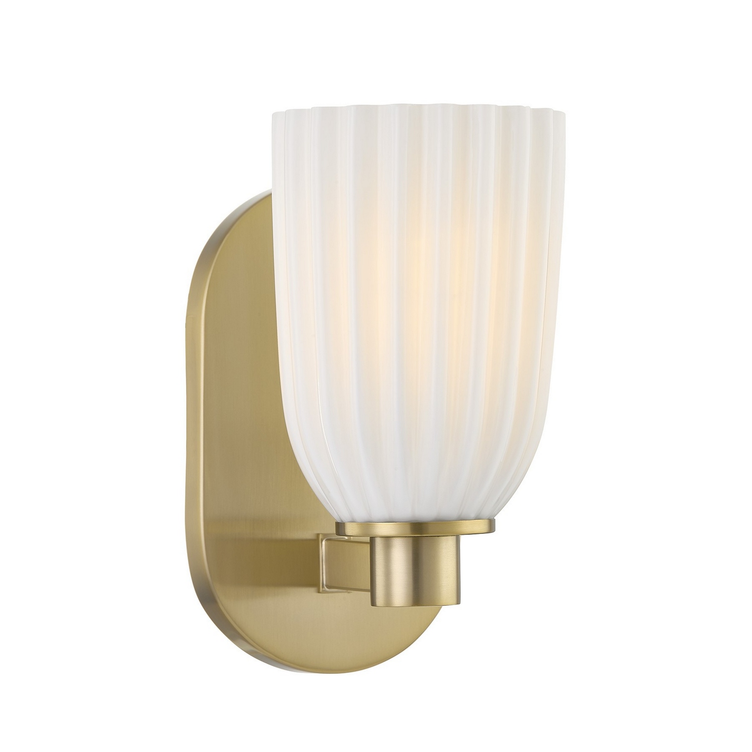 Baldwin 1-Light Wall Wall Sconce in Noble Bra