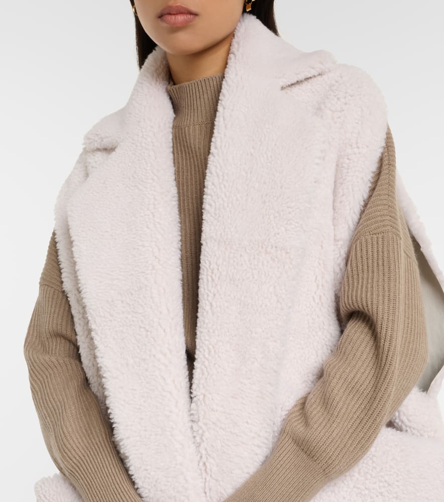 Shearling vest