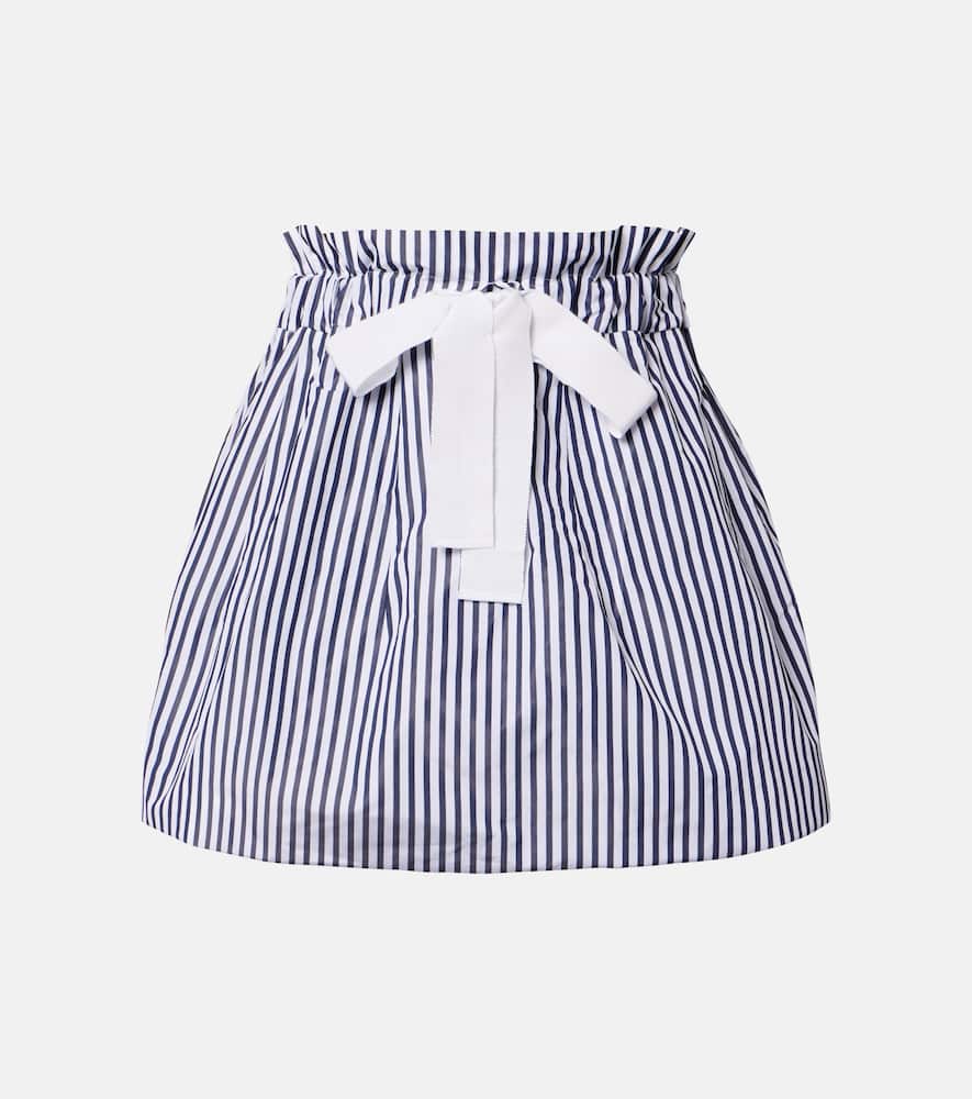 Striped miniskirt