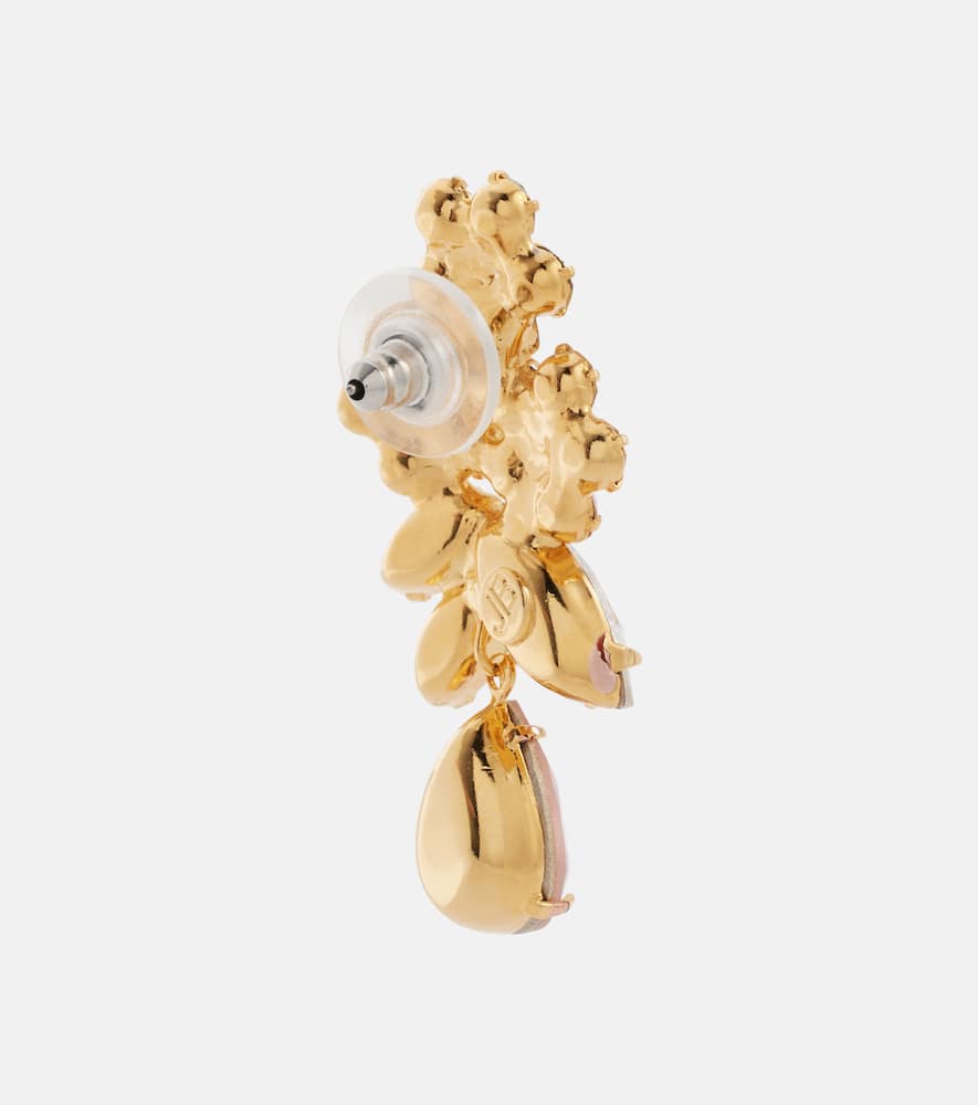 Jennifer Behr Bouquet gold-plated drop earrings