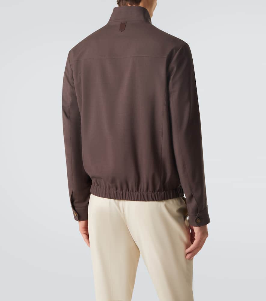 Impeccabile wool blouson jacket