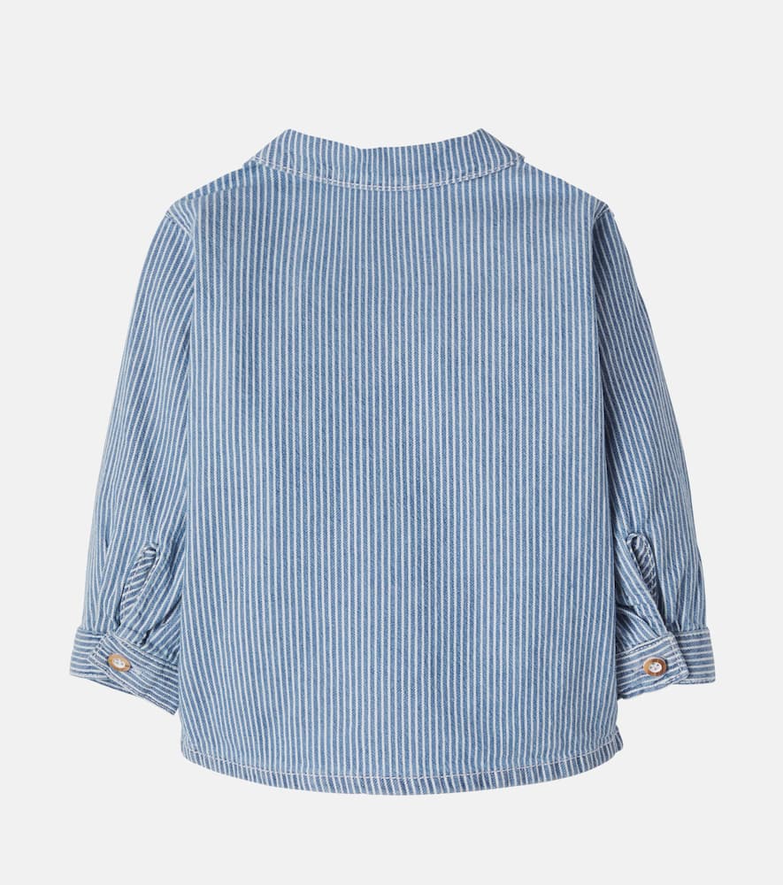 Baby Arta striped denim shirt