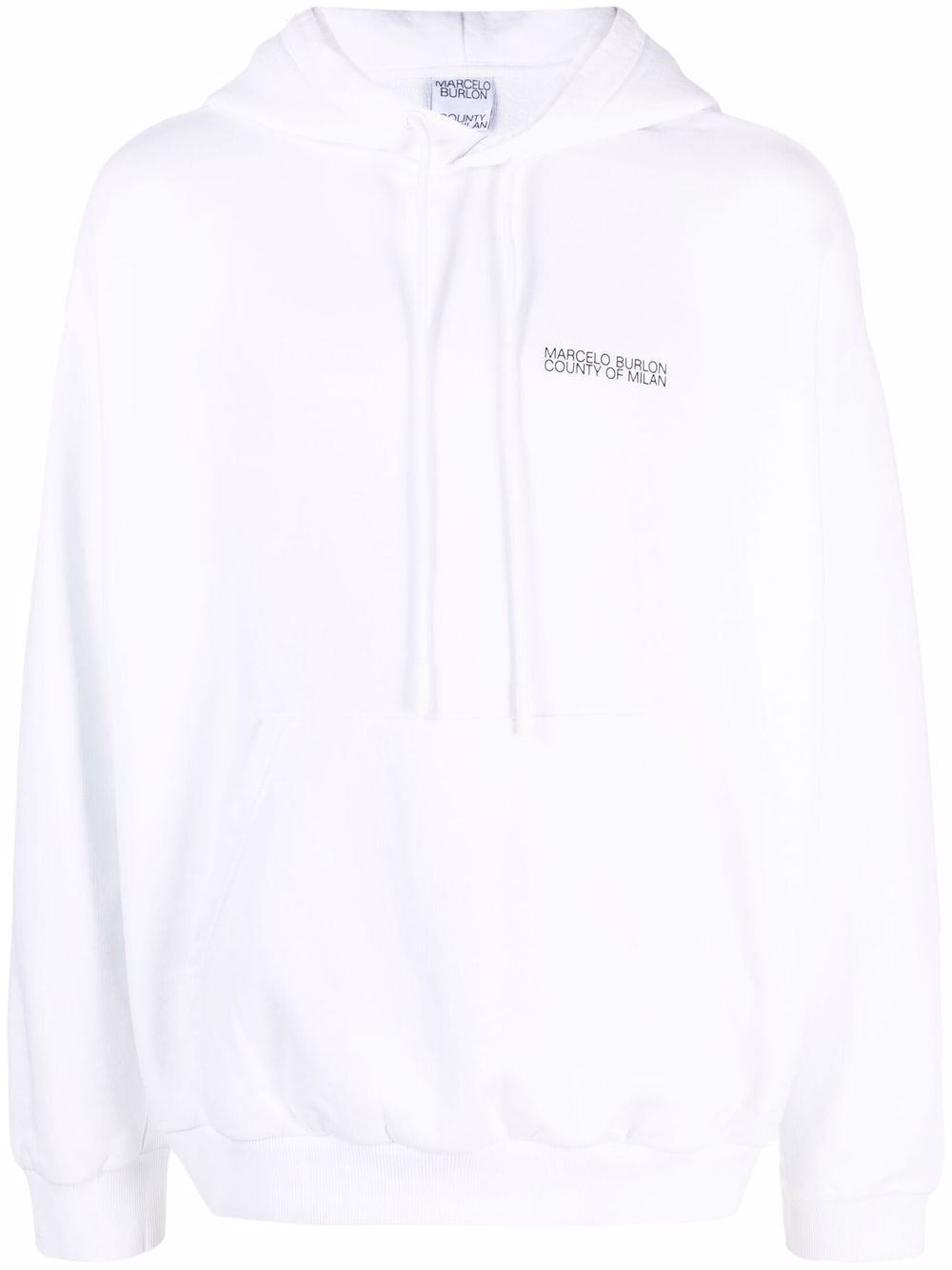 Cross-motif hoodie