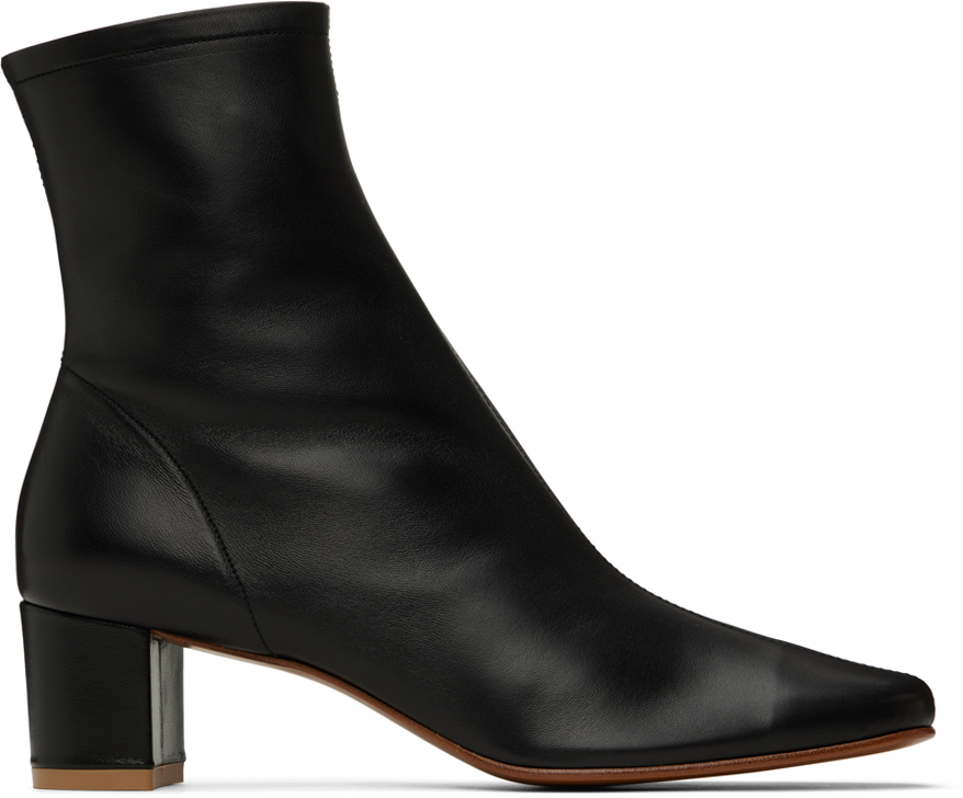Black Sofia ankle boots