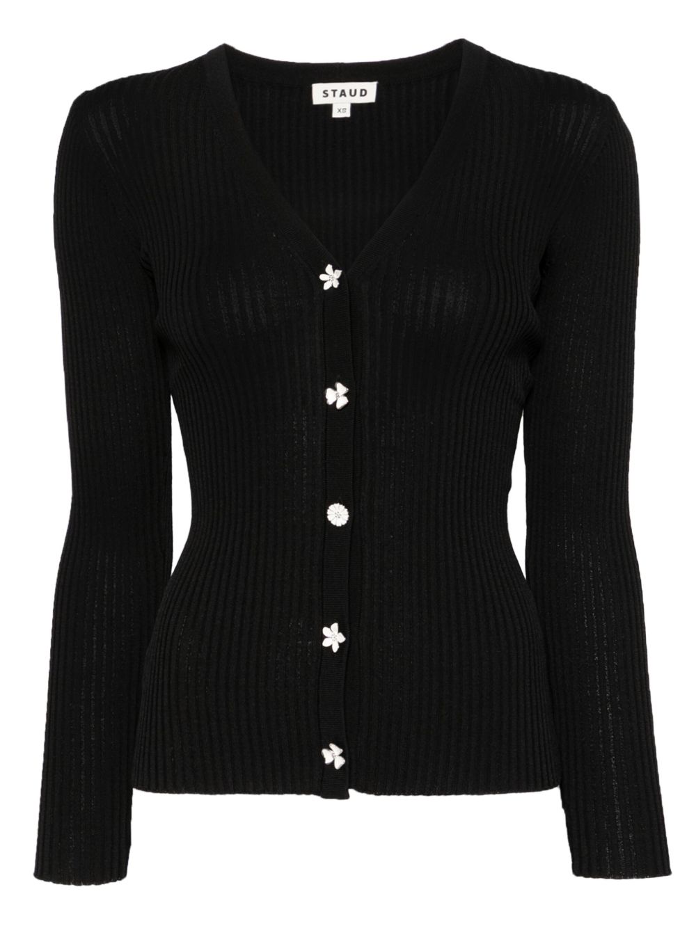 STAUD Cargo cardigan - Black