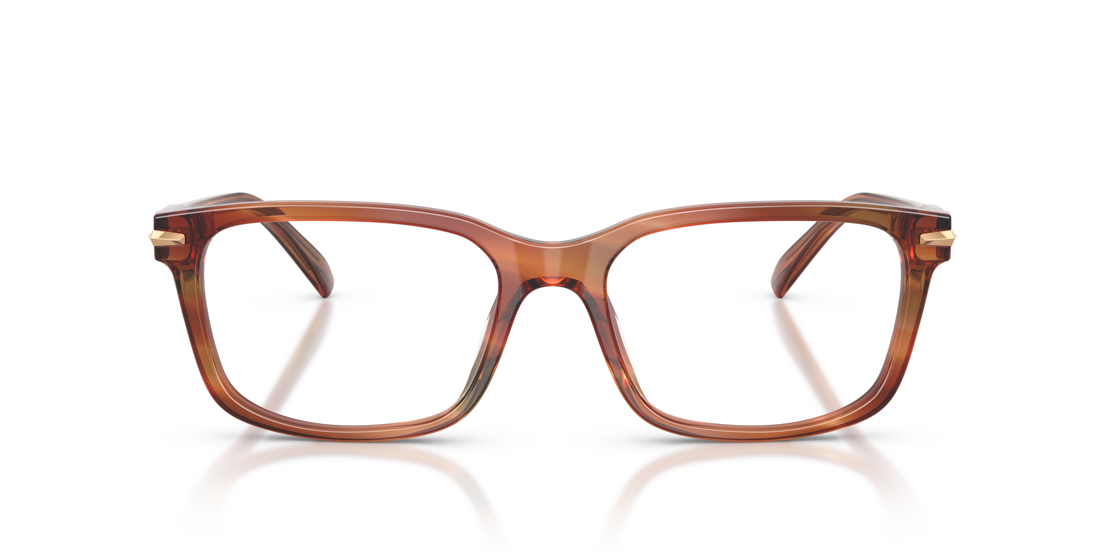 Michael Kors Hombre Michael Kors MK4188U SEAL HARBOR 4039 Monturas ópticas Acetato Marrón Transparente Cuadrada Norma