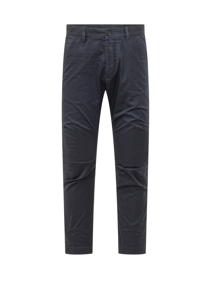Navy Blue Slim Chinos Pants