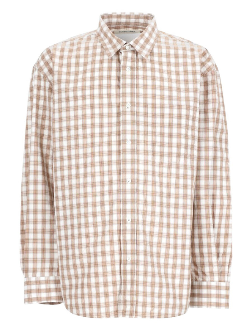 Sunflower - checked shirt button down collar cuff