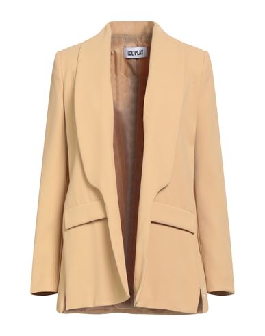 Woman Blazer Sand Size 10 Polyester