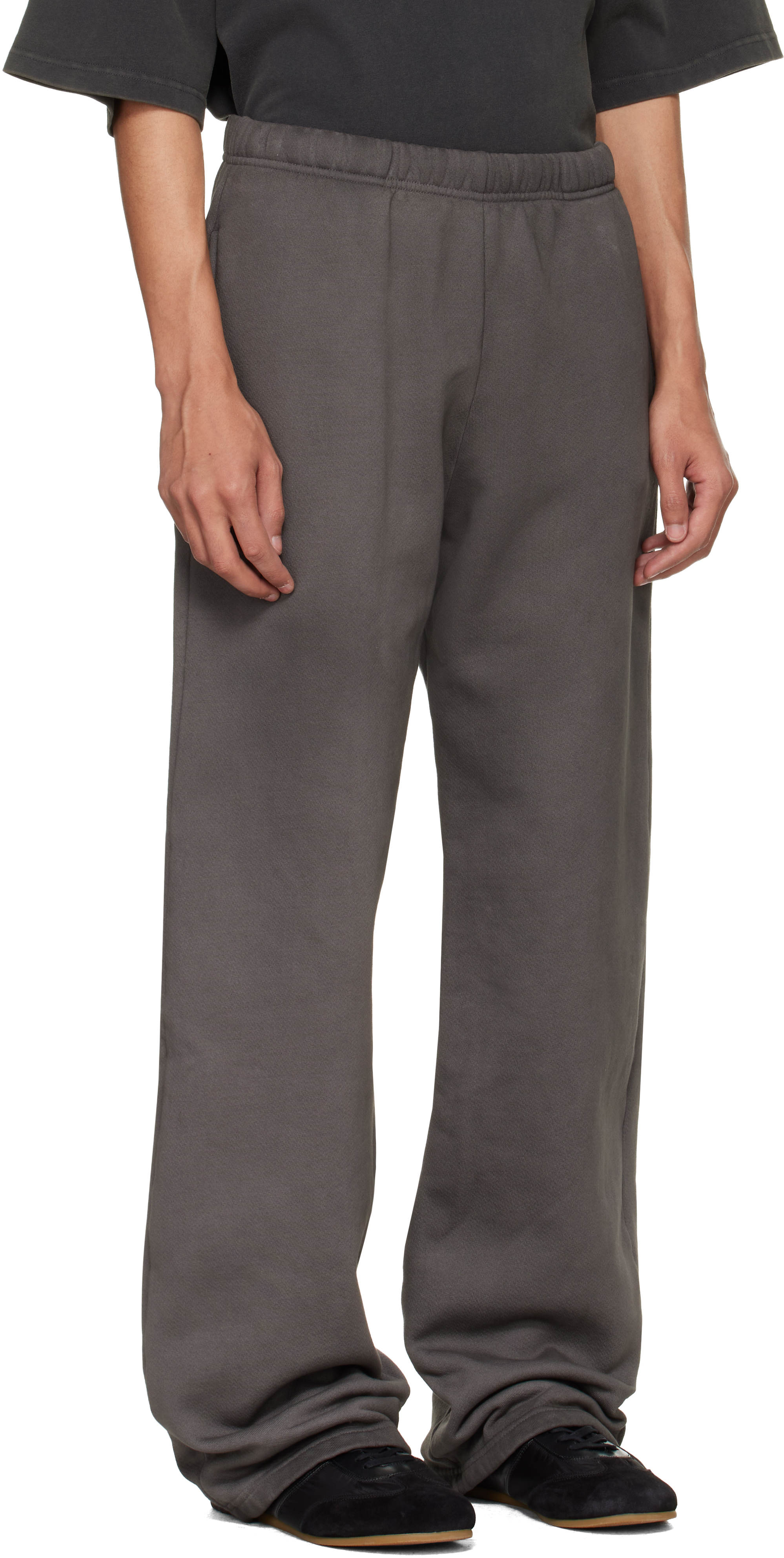 Gray Heavyweight Puddle Sweatpants