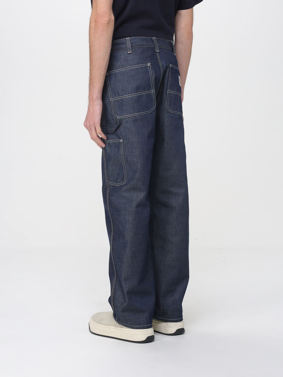 Pants Men color Blue