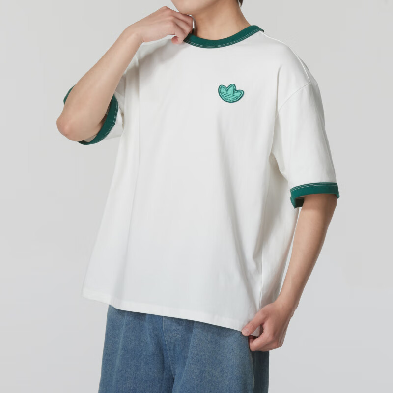 Originals logo T-Shirt Asia Sizing 'White Green'