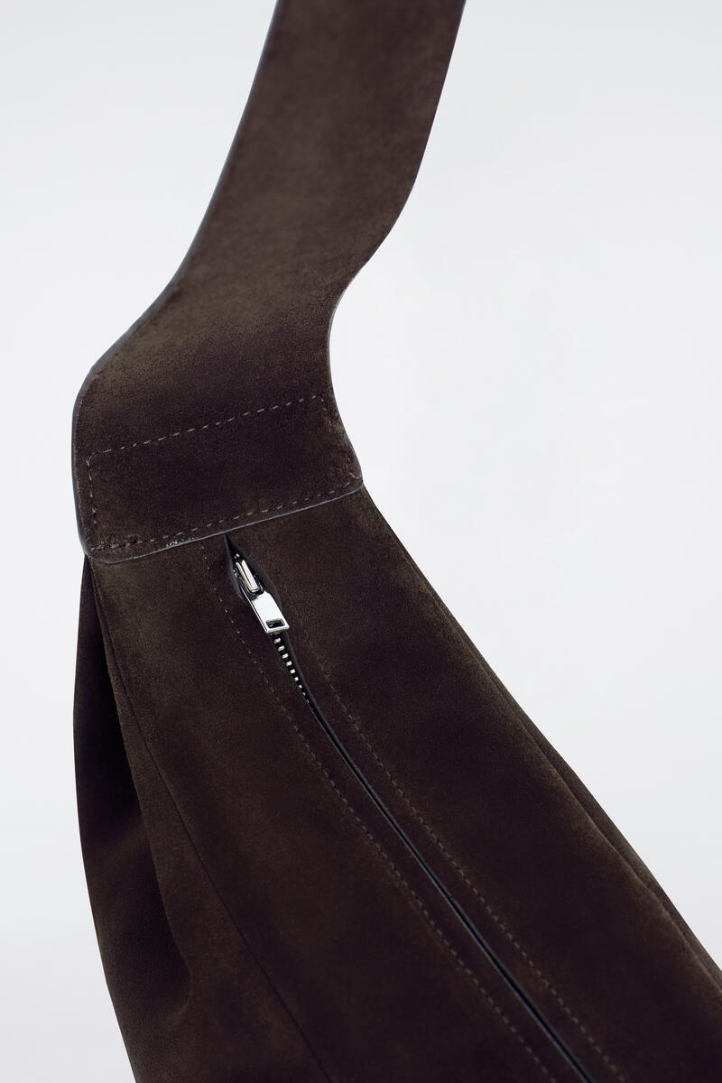 Swing Crossbody Bag - Split Suede