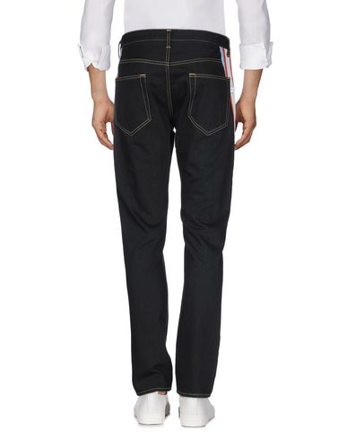 Man Jeans Black Size 4 Cotton, Acrylic, Wool