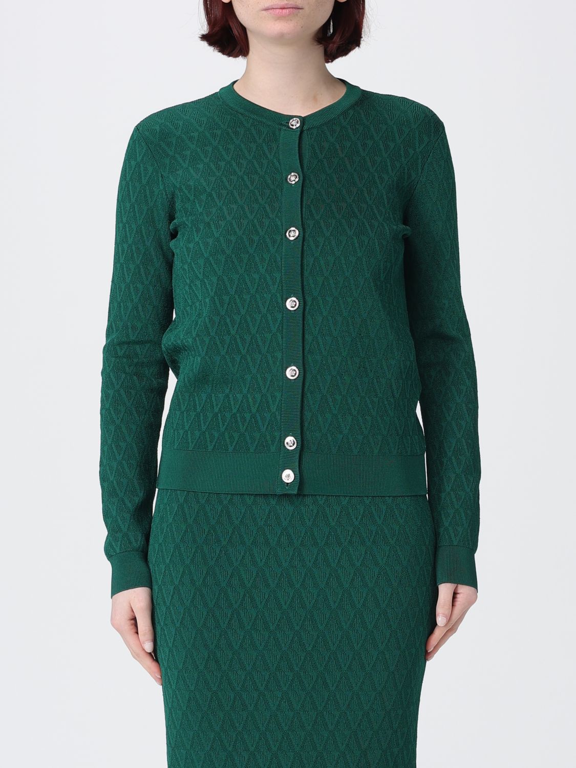 Cardigan Woman color Green