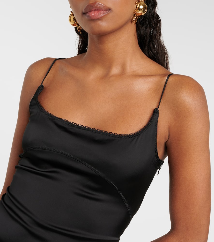 La Robe Notte satin midi dress