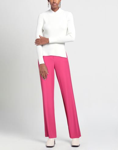 Olla Parég Woman Pants Fuchsia Size 4 Polyester, Elastane