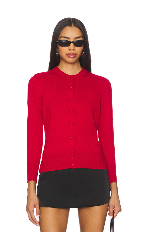GUIZIO Emelie Cardigan in Red. M. Also in