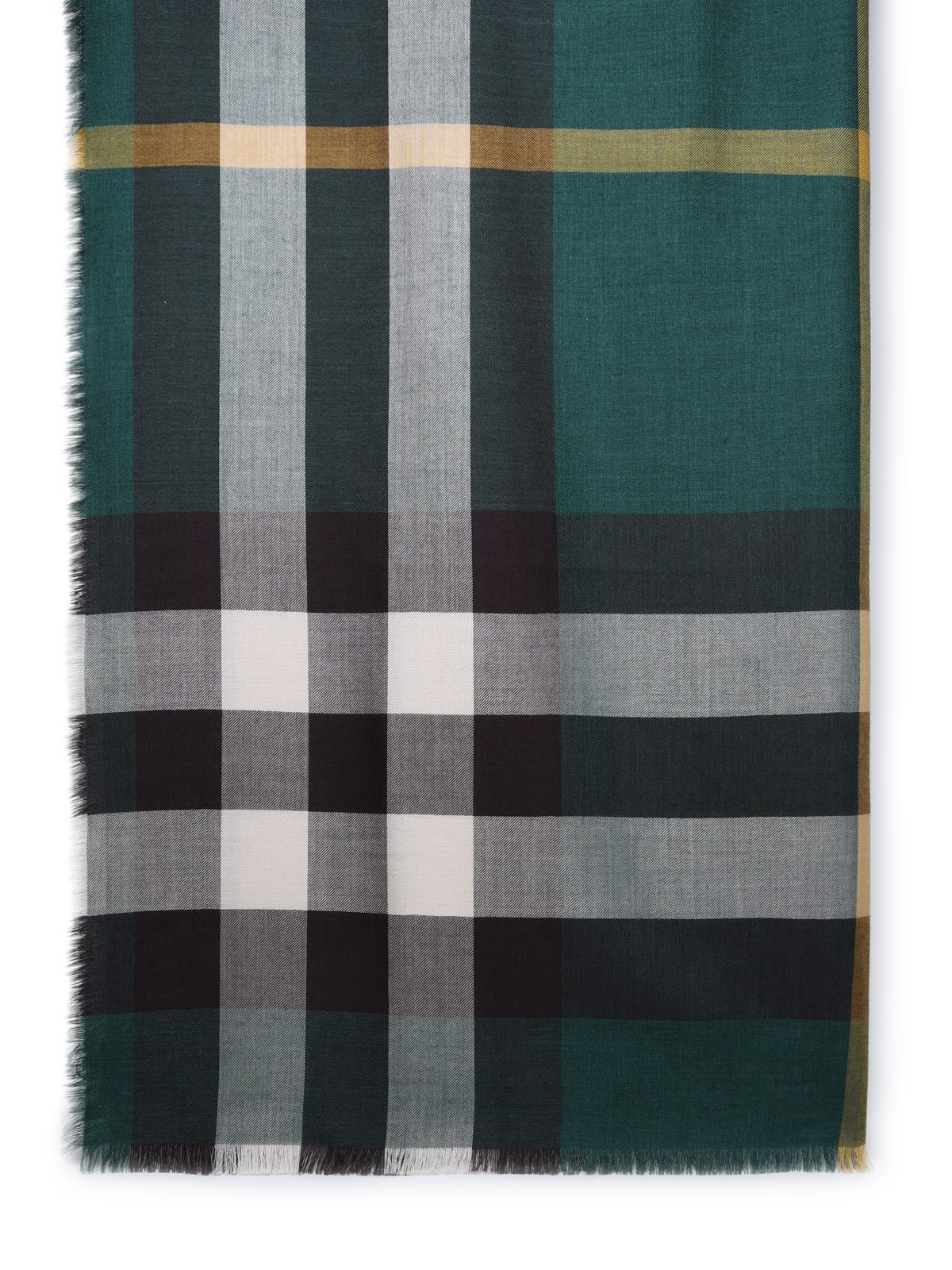 Green Cashmere Blend Scarf