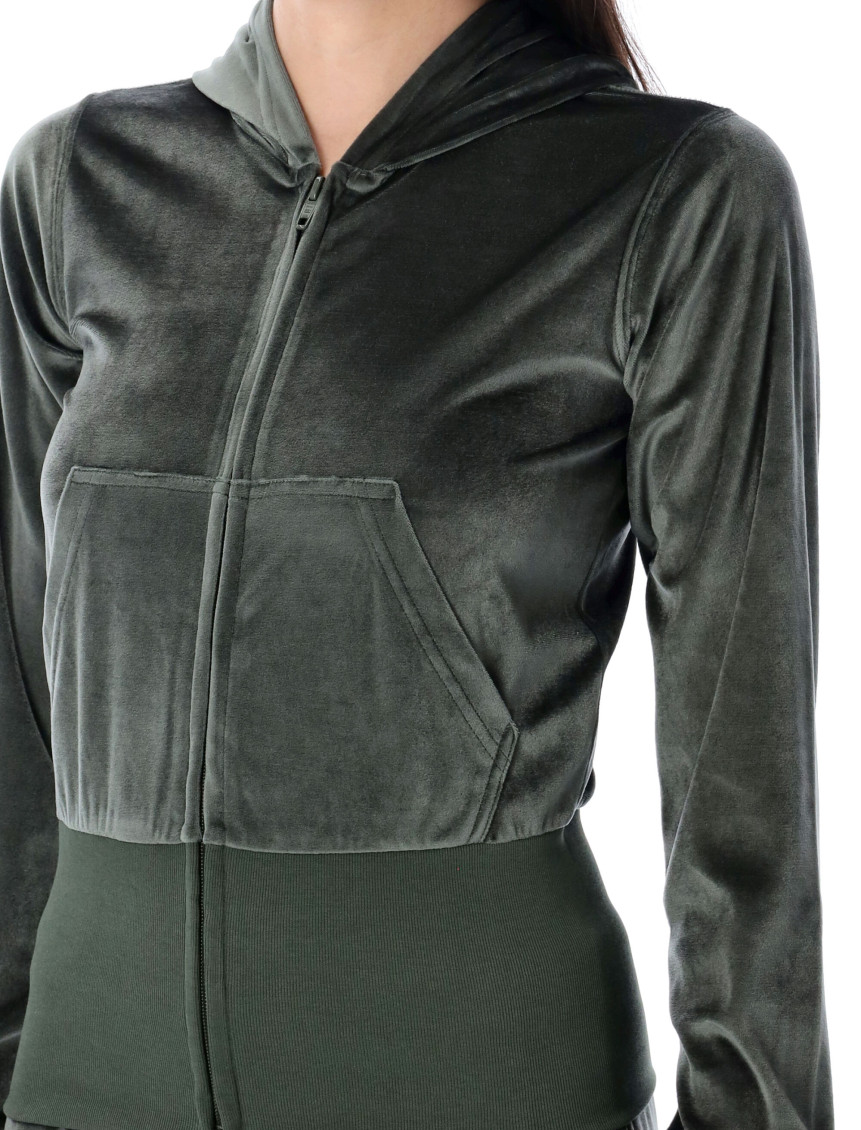 Khaki Zip Up Hoodie