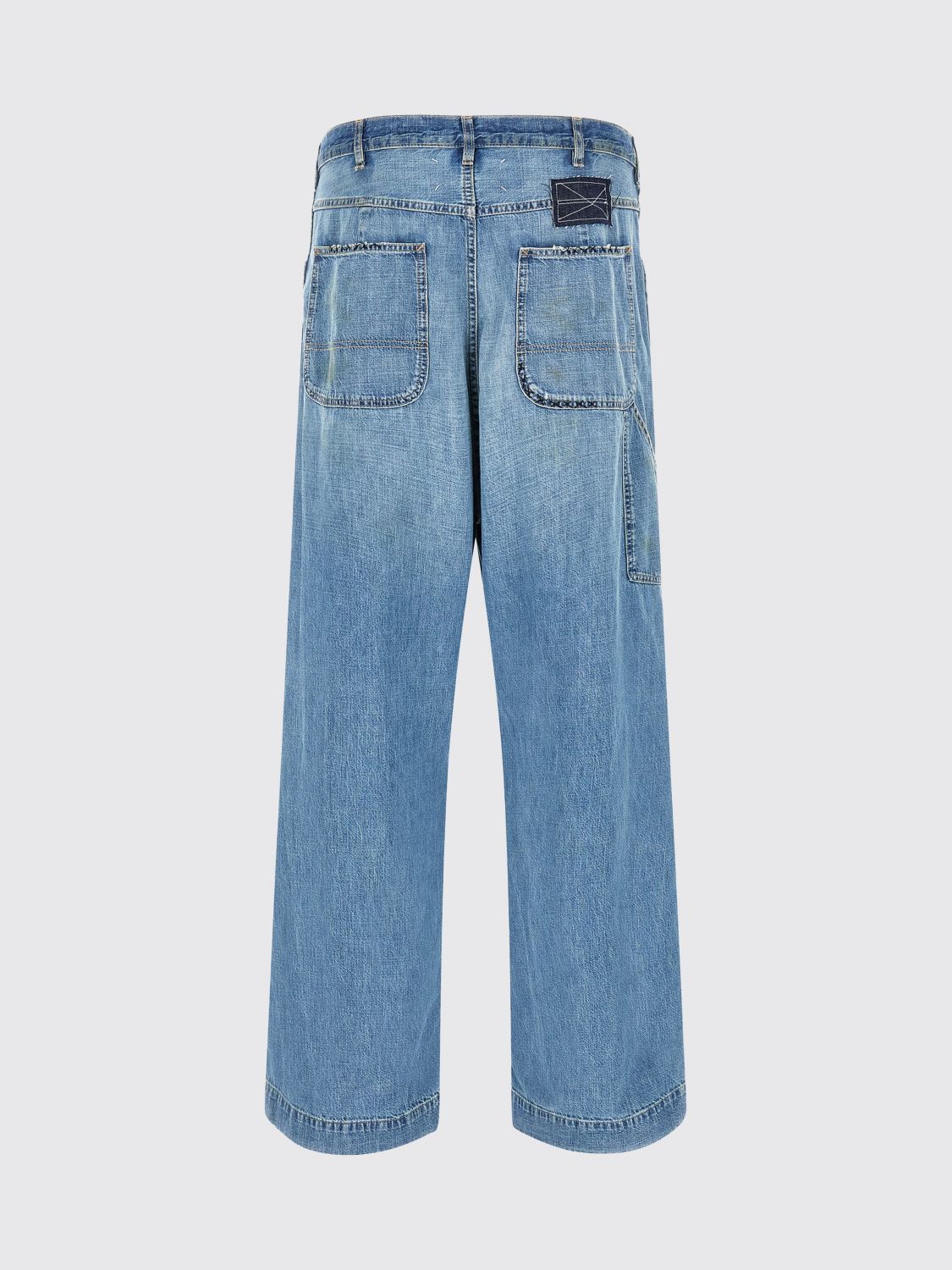 Pants Men color Blue