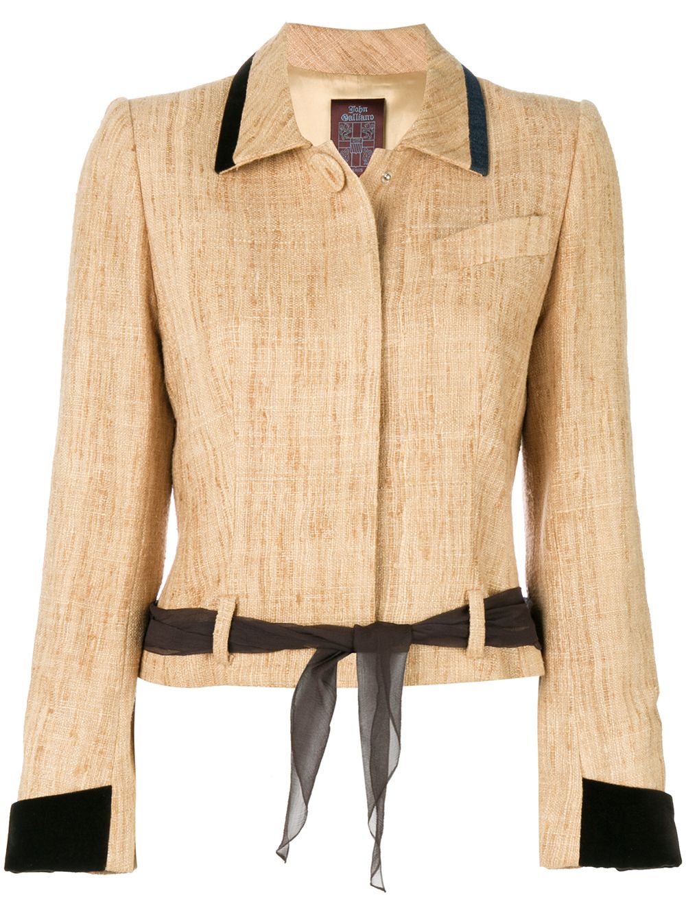 Tied waist jacket - Neutrals