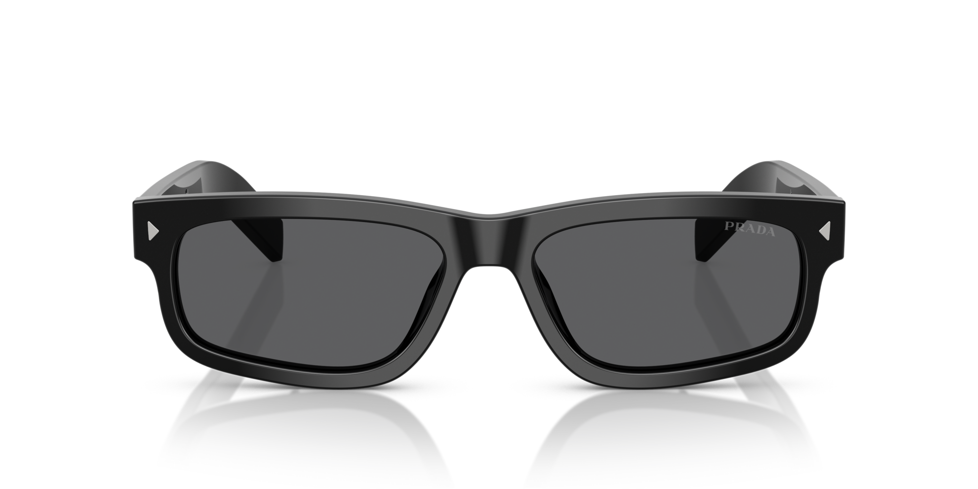 Prada Man Prada PR B11S 16K731 Sunglasses Acetate Black Grey Squared Norma