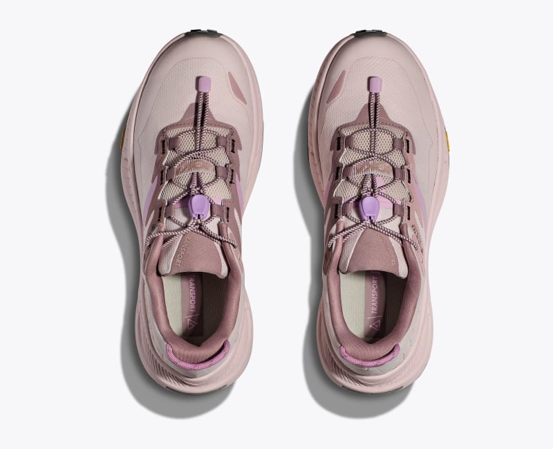 HOKA Women's Transport GTX Shoes in Cosmic Pearl/Cosmic Pearl