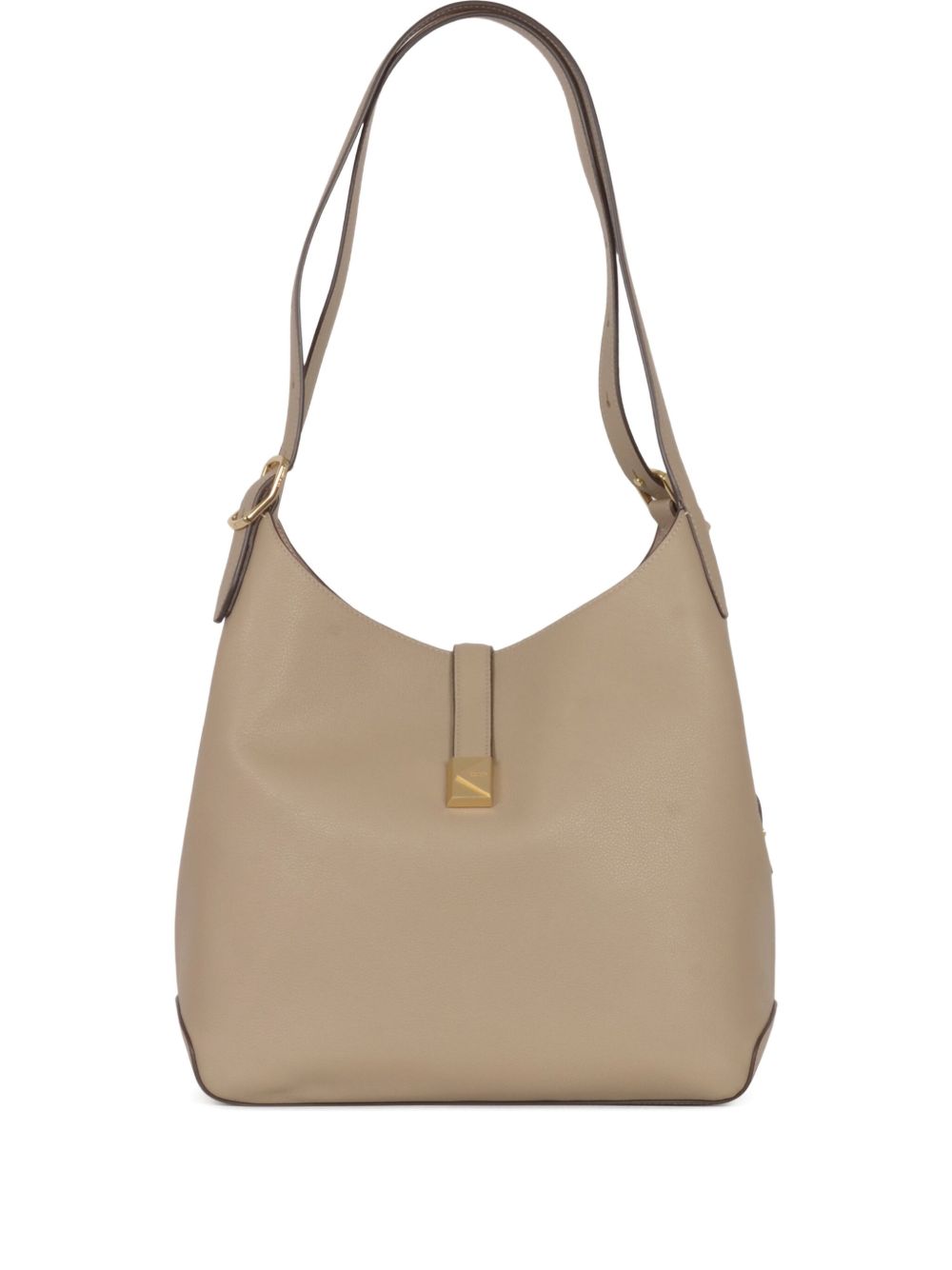 Deco saddle shoulder bag - Neutrals