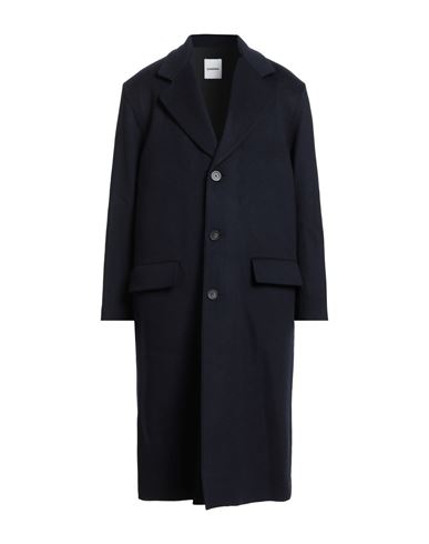 Man Coat Midnight blue Size M Virgin Wool, Cashmere