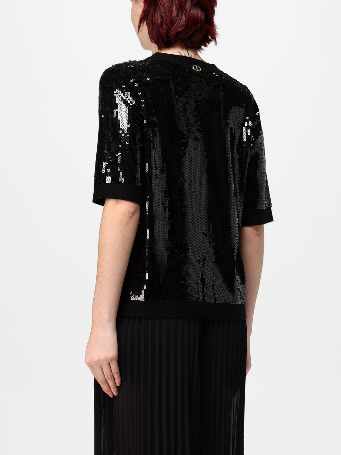 Top Woman color Black