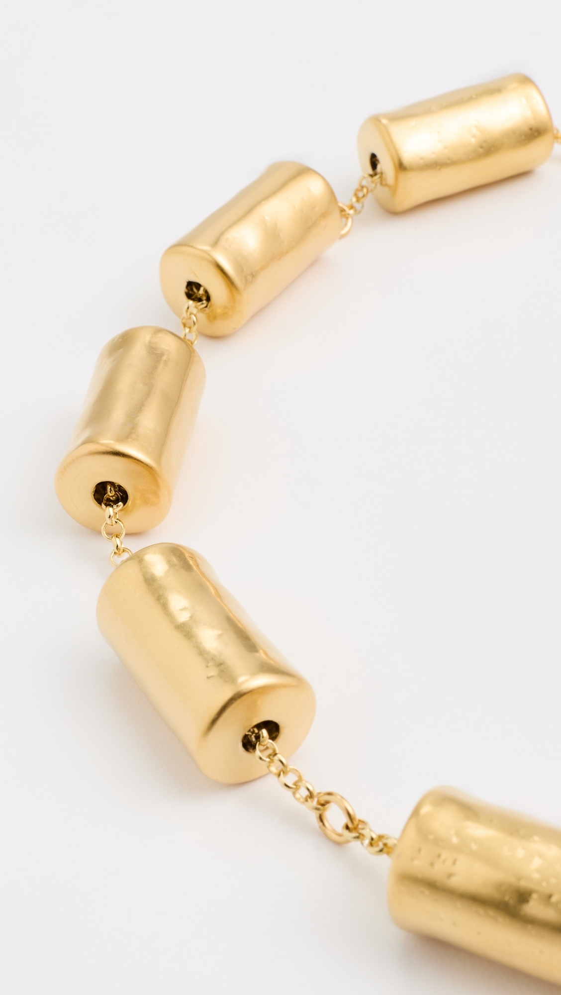 Bambu Necklace Vintage Gold One Size