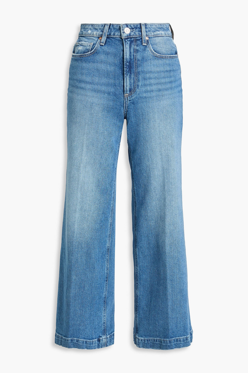 Harper high-rise wide-leg jeans - Blue - 24