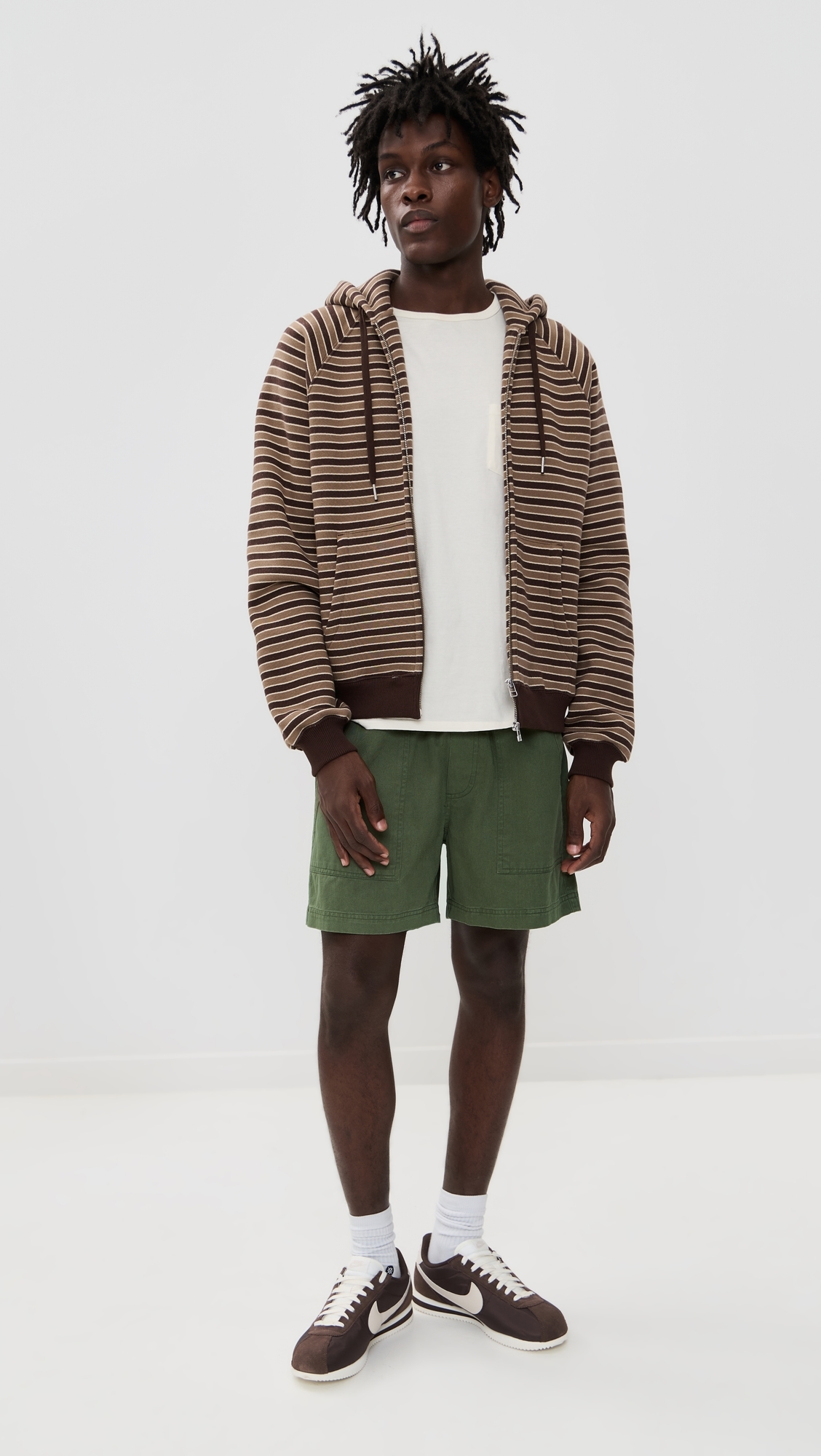 Twill Shorts Green