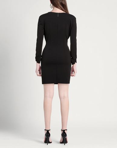 Woman Mini dress Black Size 8 Polyester, Elastane